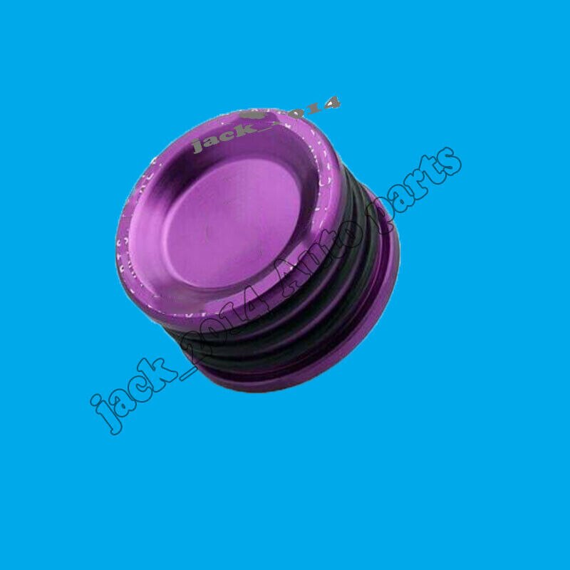 For B16 B18 B17 B20 GSR SI PURPLE ENGINE CAM SHAFT SEAL COVER CAP PLUG ALUMINUM Aluminum alloy