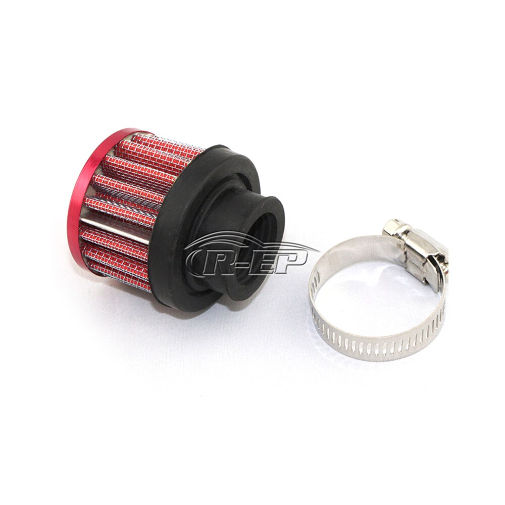 R-EP Universal 25mm filtro de aire de coche Clip-On Auto redondo de admisión de frío cónico 1 pulgada Mini filtros de aire