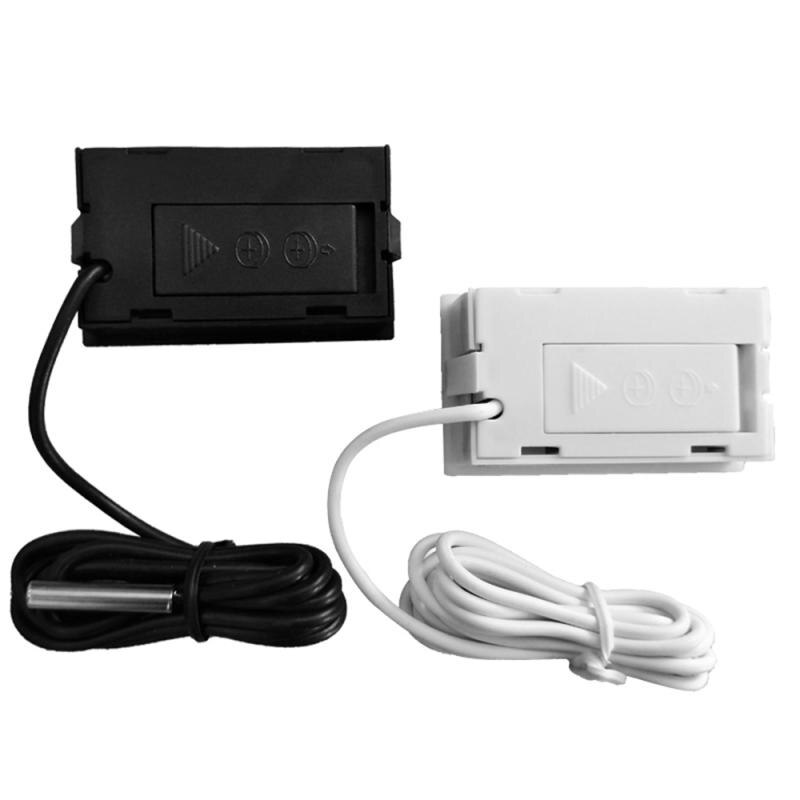 Mini LCD Digital Thermometer Indoor Convenient Temperature Sensor Aquarium Refrigerator Waterproof Probe Humidity Meter Gauge