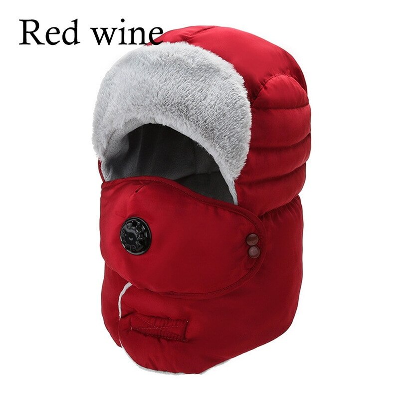 Cálidos gorros impermeables para hombre y mujer, gorros de estilo Bomber rusos, Unisex, para invierno, senderismo, orejeras, gorra gruesa y cálida