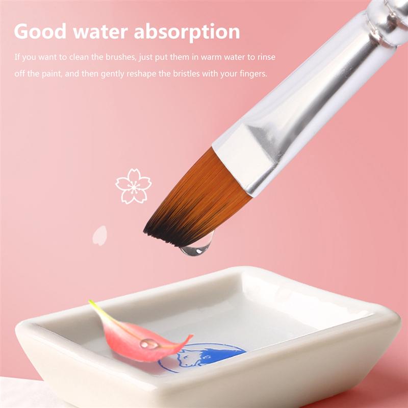 1 Set of 5Pcs Multi-function Nylon Paintbrush Paint Brush Painting Tool for Watercolor Painting Oil Painting