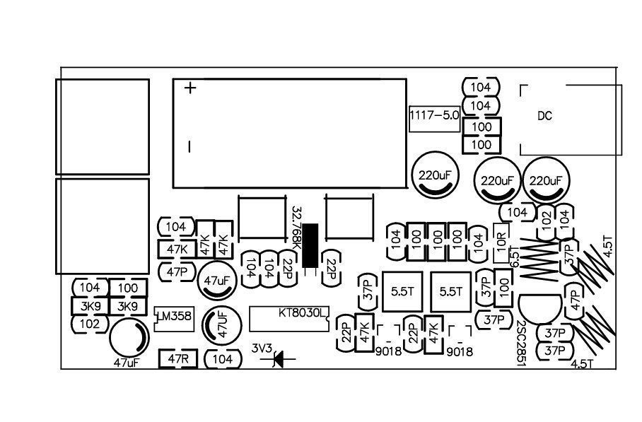 Transmisor FM DC 12V, estéreo PLL 0,5 W, receptor de estación de Radio FM, pantalla LED Digital de frecuencia, kits diy