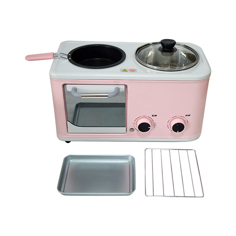 Household Oven Bread Toaster Electric Breakfast Machine Multifunctional Three-in-one Breakfast Making Egg Oven Machine
