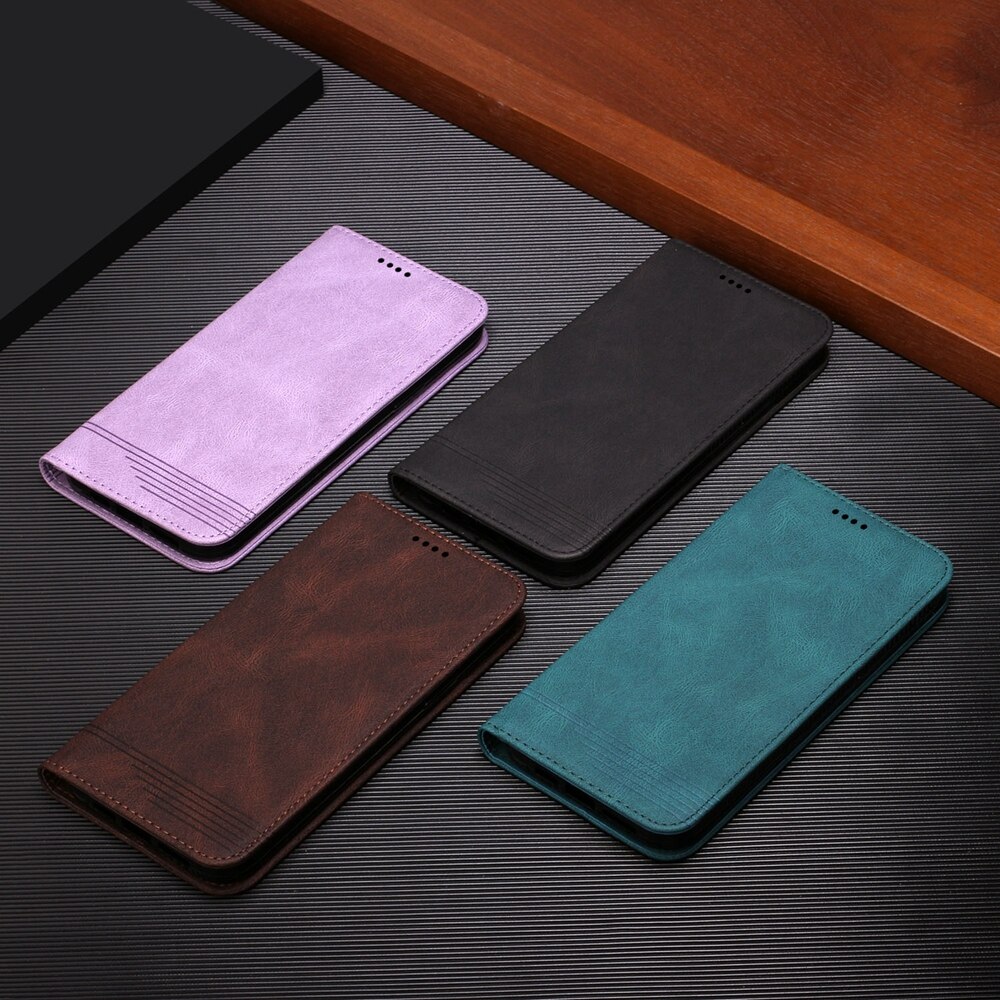 Funda Galaxi EINE 52 Leder fallen auf für Samsung Galaxis A52S 5G A52 Fällen Luxus Linie magnetisch Brieftasche kippen telefon Zurück Abdeckung Capinha