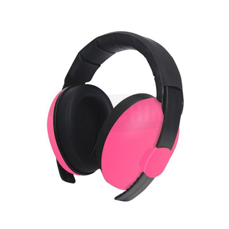 Baby Earmuffs Children Sleep Learning Ear Defenders Noise Proof Comfortable Durable Protection Kids Anti-Noise Headphone: Pink