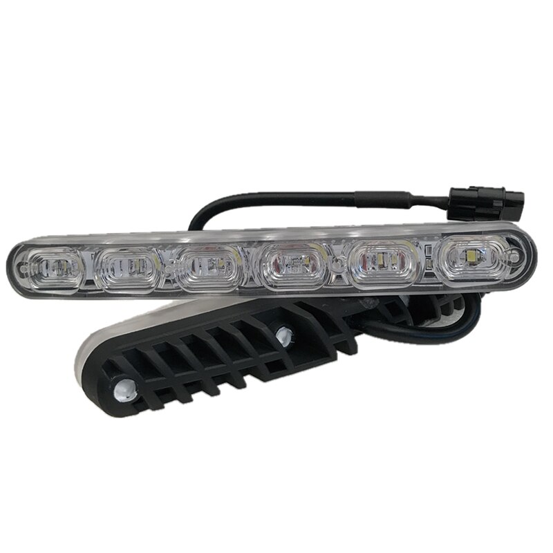 2Pcs DC 12V 6 LED Car Daytime Running Lights Car-styling Automobile Lamp Auto Fog Light Super Bright Waterproof