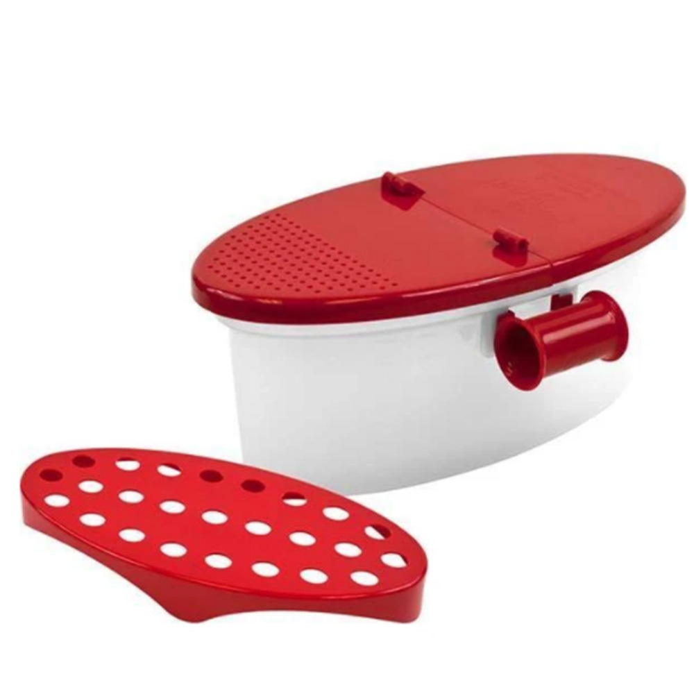 Mikrowellen Nudelkocher Mit Sieb - Pasta & Gemüse Dampfgarer