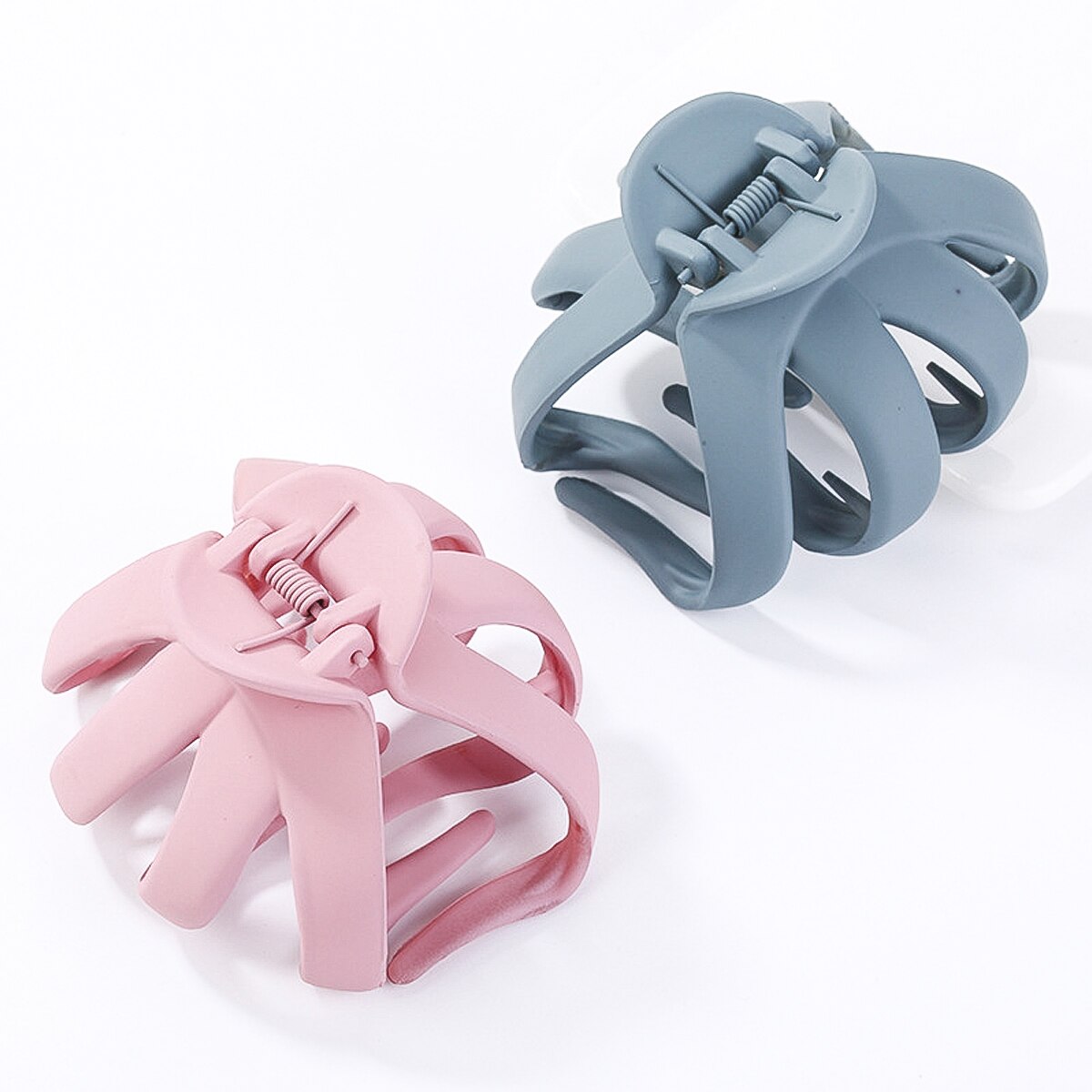 1pc koreanske solide butikk hårklør akryl hårnåler hårspenner hårspenner krabbe hårspenner hodeplagg til kvinner jenter hårtilbehør