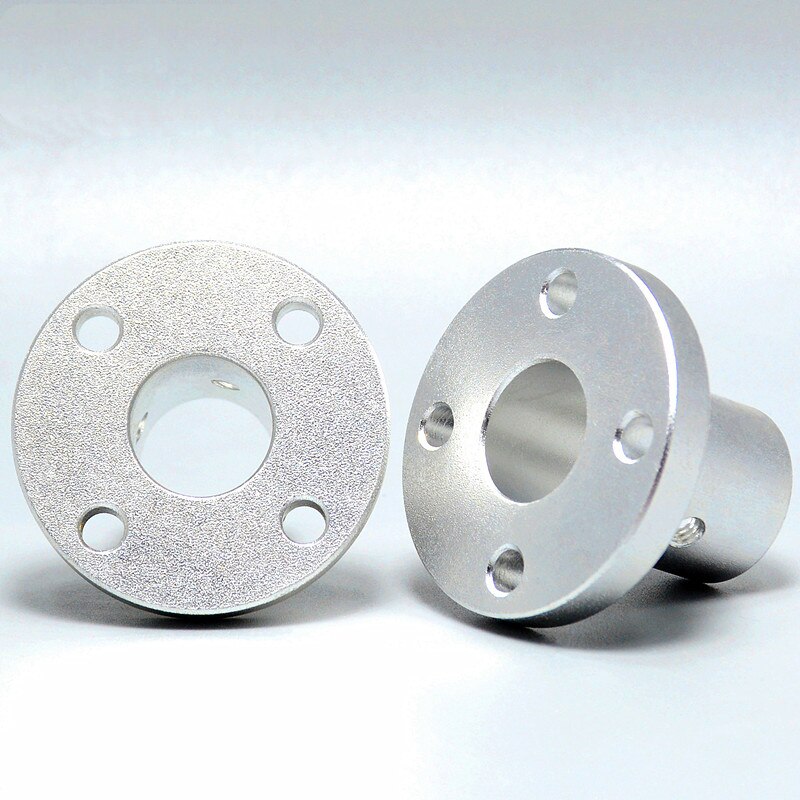 Aluminum Shaft Supports Flange Round Flanged Mount with Thick Sleeve dia3/4/5/6/8/10/12 in stock