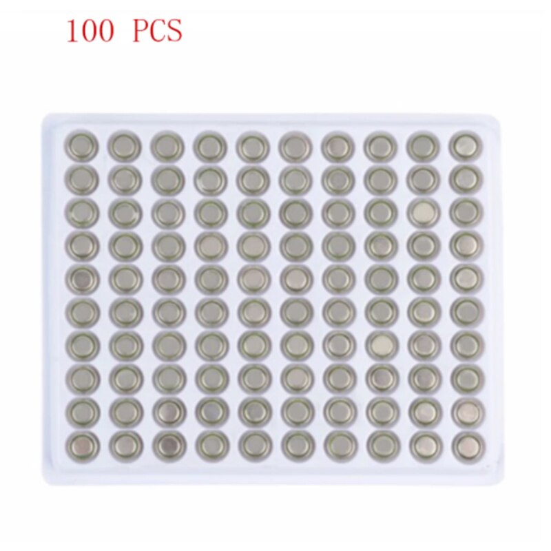 100PCS 1.5V AG3 LR41 SR41 Button Batteries Lithium Metal Cell Coin Battery For Calculators Watch Toy