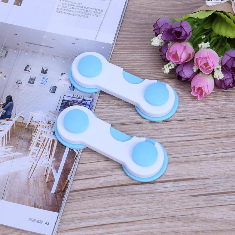 5Pcs Kind Veiligheid Kabinet Lock Baby Proof Beveiliging Protector Lade Deur Kast Lock Plastic Bescherming Kids Veiligheid Deurslot