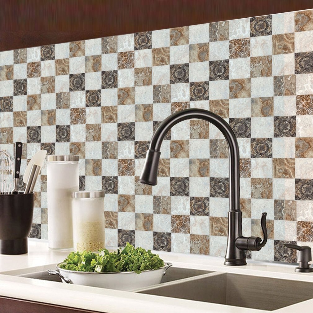 Zelfklevende Behang Huisdier Waterdichte Steen Behang Bakstenen Muur Papier Decor709