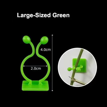 Clips de fixation murale pour plantes grimpantes, 10/30/50 pièces, fixateur de vigne en rotin, crochet auto-adhésif Invisible, Clip de liaison de jardin, Clip collant mural: 4XL / Or