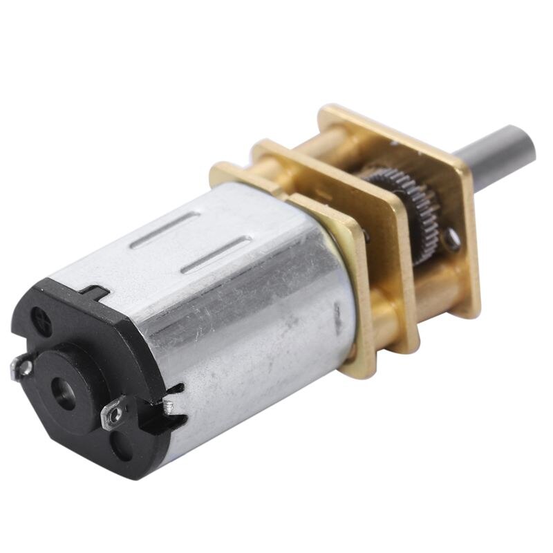 Dc 12V 60Rpm High Torque M As Dia Lage Snelheid Soldeer Gear Box Motor