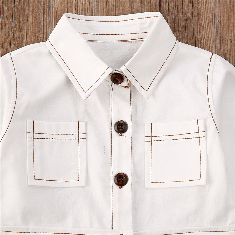 Salopette blanche pour filles de 1-6 ans | Salopette pour bambins, combinaison de body à manches longues, vêtements filles blancs