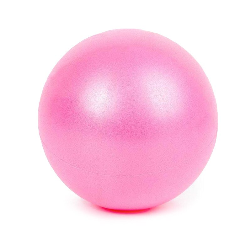 Hjemme fitness yoga bolde pilates fitness bold gym balance stabilitet øvelse pilates træning massage bold med pumpe 25cm: Lyserød