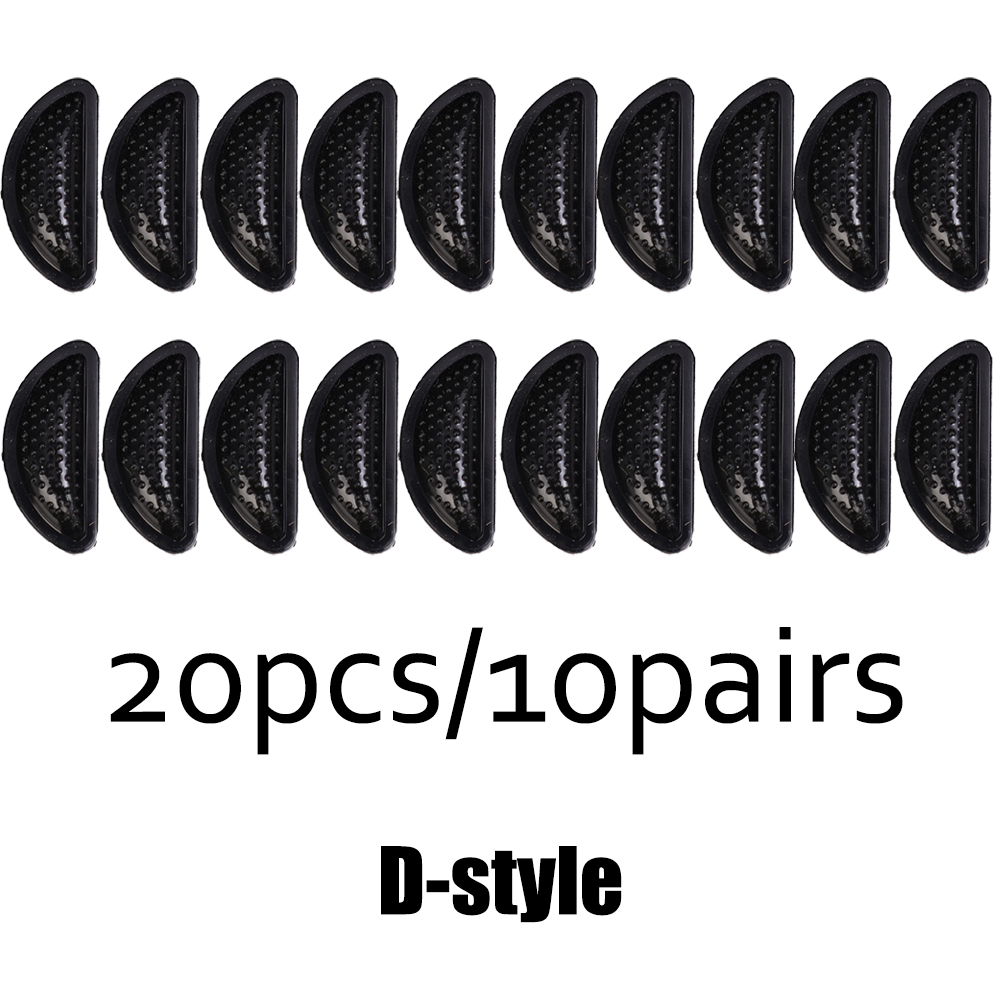 Gafas antideslizantes, soportes nasales, gafas invisibles de silicona, almohadillas para la nariz con cojín de aire, soporte para la nariz autoadhesivo suave transparente: Beige