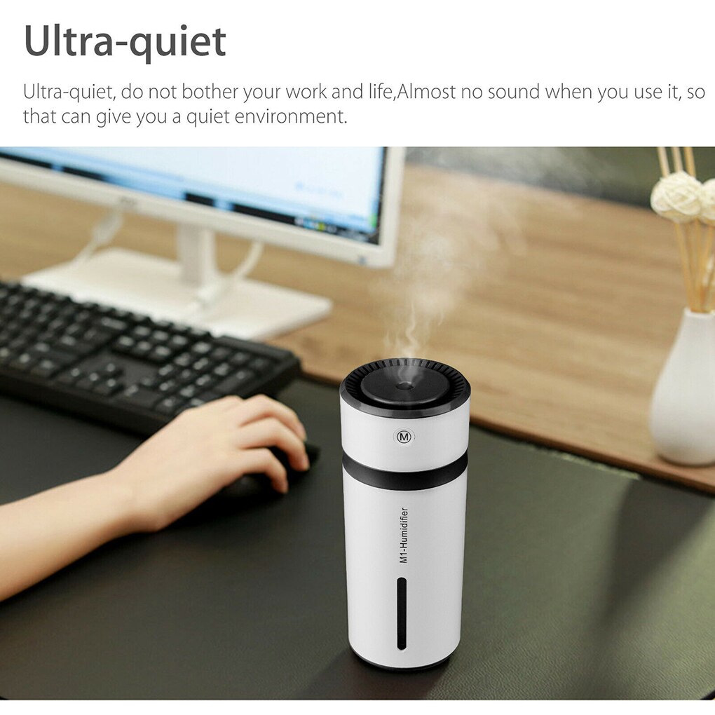 Humidifier LED Mini Portable Humidifier Home Air Purifier USB Charging Freshener Office Essential Oil Diffuser