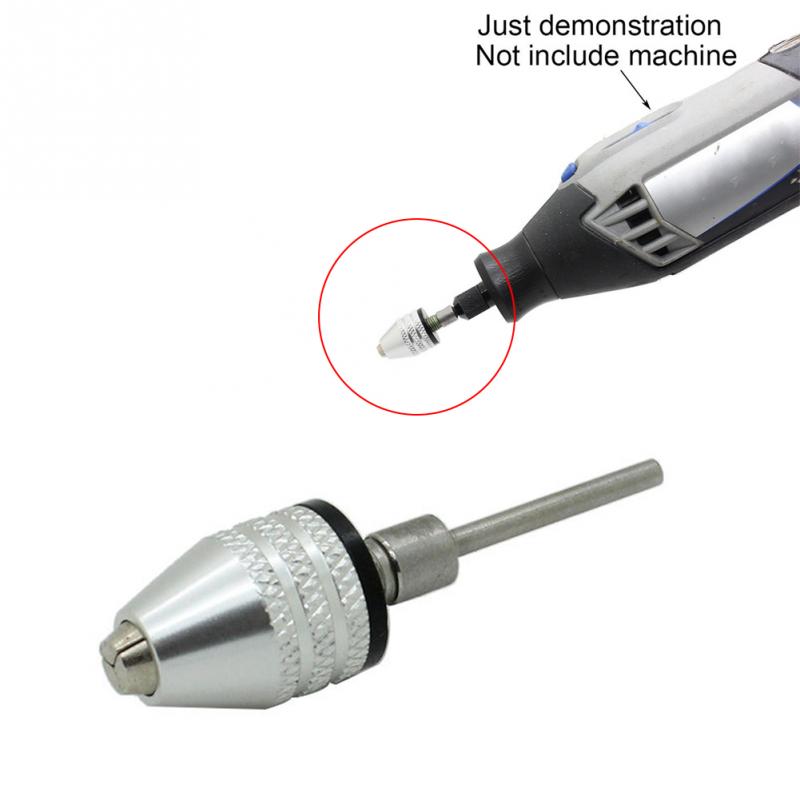 Portabrocas para MANGO giratorio, tiradores redondos eléctricos, aleación de aluminio transformable Manual sin llave para amoladora eléctrica, máquina de clavos