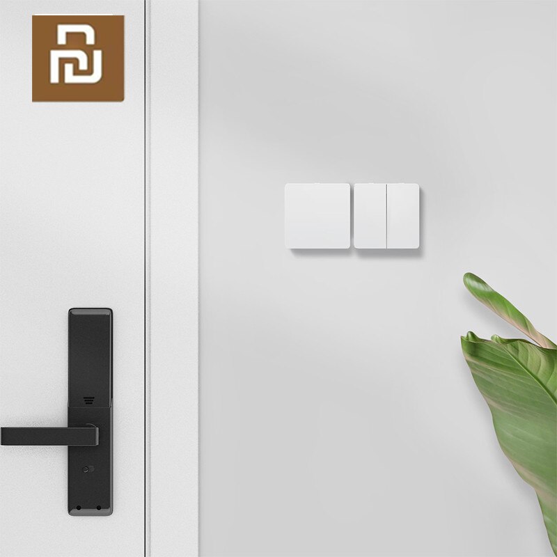 Xiaomi Mijia Smart Switch Wall Switch Single Double Three Open Control Modes Over Intelligent Lamp Light Switches