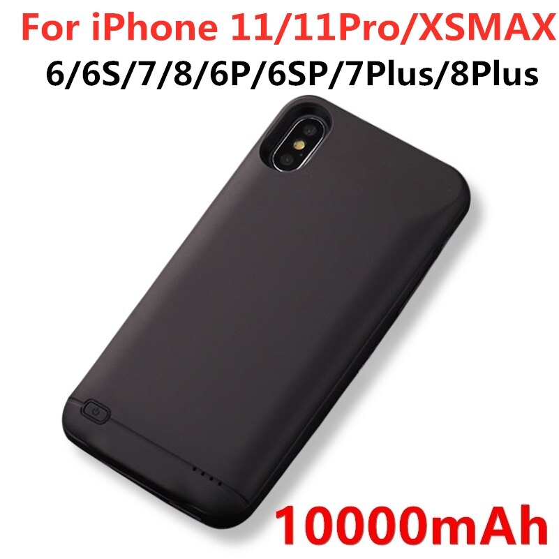 10000mAh Ladegerät Fall 4,7 Für iphone 6 6s 7 8 Plus Power Bank Lade Fall Für iphone 11 Pro XS Max 6s power bank Fall