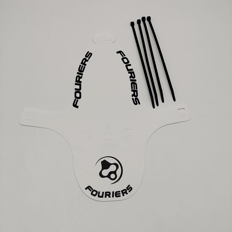 Fouriers ac -mg001 fiets voorspatbord mountainbike spatbord kunststof modder onderdelen: Voorspatbord wit