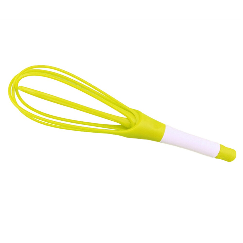 Multi-function Egg Laying Device Rotatable Egg Beating Egg Mixer Folding Egg Device Bake Tool Kitchen Gadget: Yellow