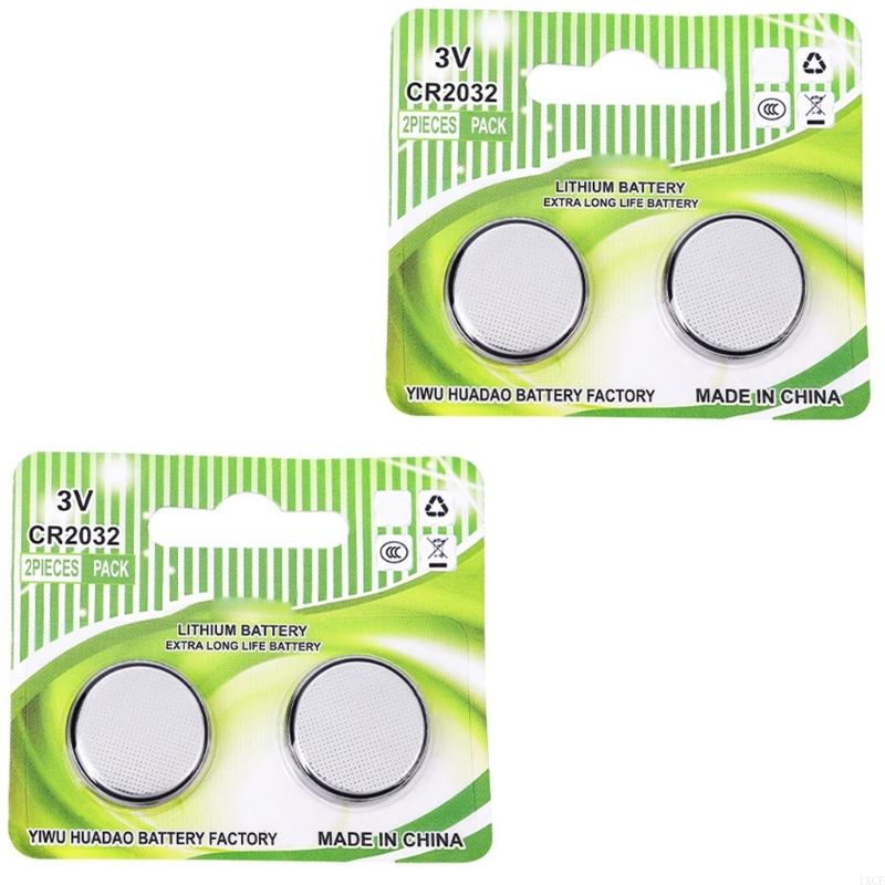 1XCE CR2032 leistungsstarke 3V -Münzzellenbatterien mit sicherem Speicherdesign CR2032 -Batterien
