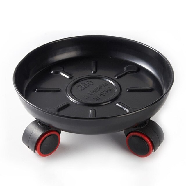 Rolling Plant Caddy Dolly Trolley Stand Planter Holder Moving Wheels Garden Plant Pot Tray Flowers Pot Mover Trolley Rack Stands