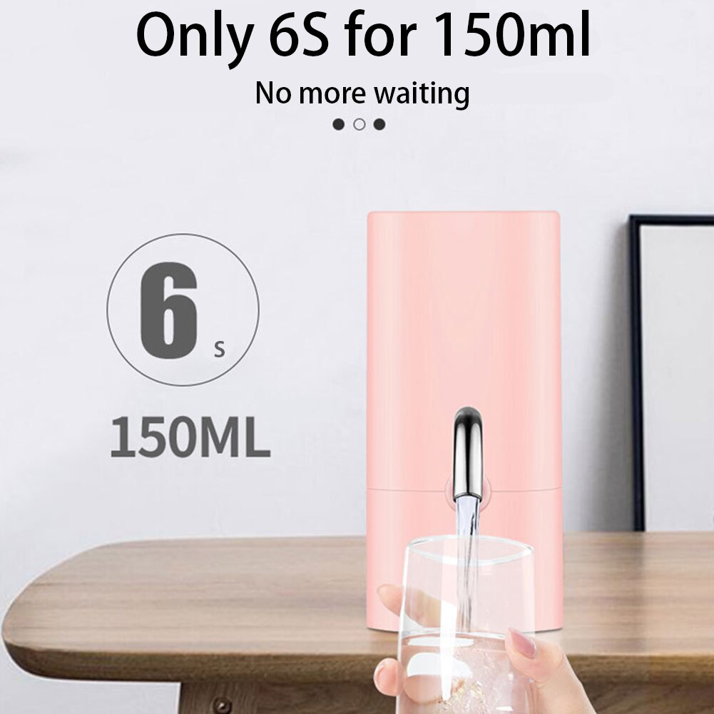 USB Portable Automatic Electric Water Pump Travel Gallon Wireless Charging Dispenser Home Bottle Switch Drink Mini Convenient