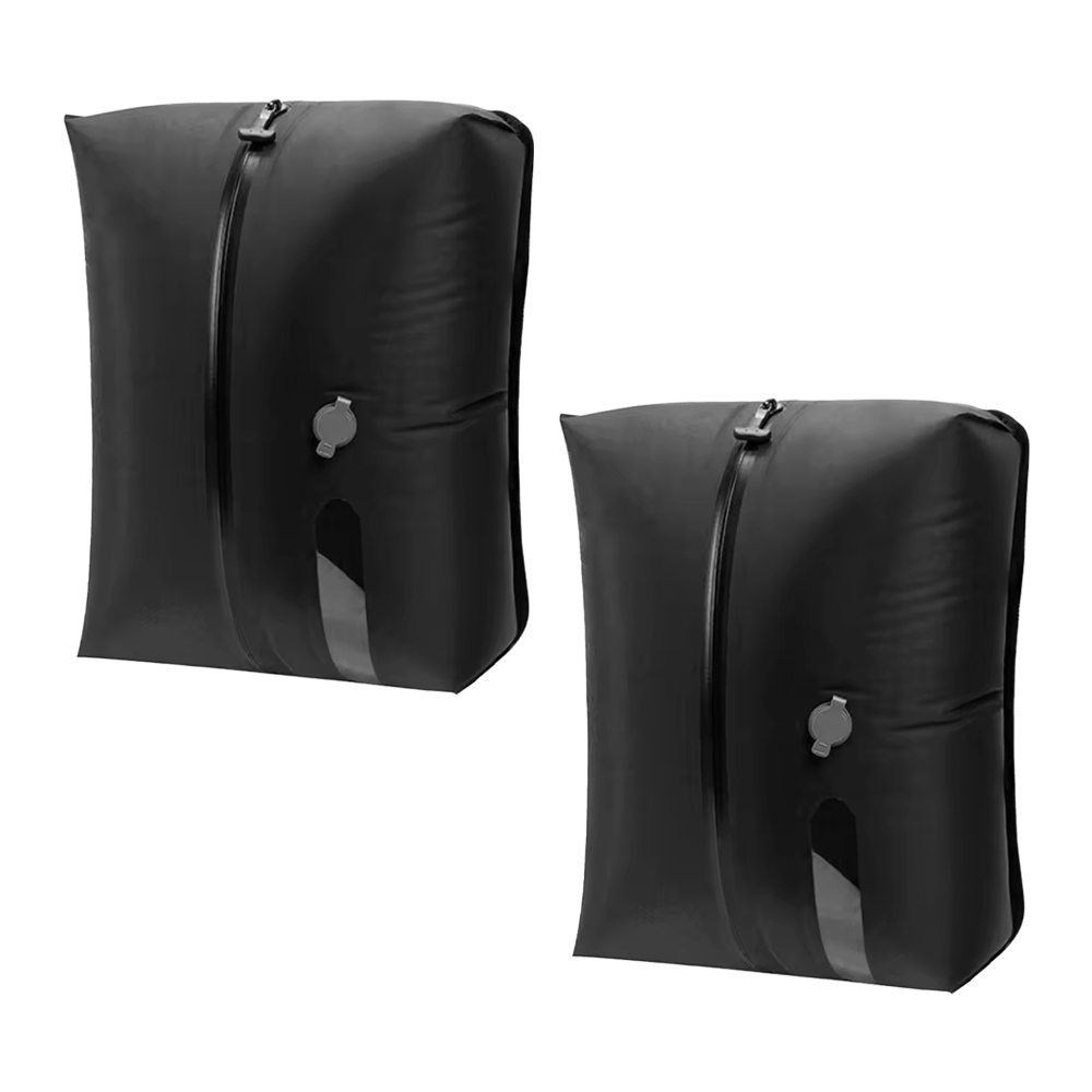 Waterdichte vacuümcompressietas Reisbagage Vacuüm opbergtas Kledingkoffers Compressietas opbergen: green