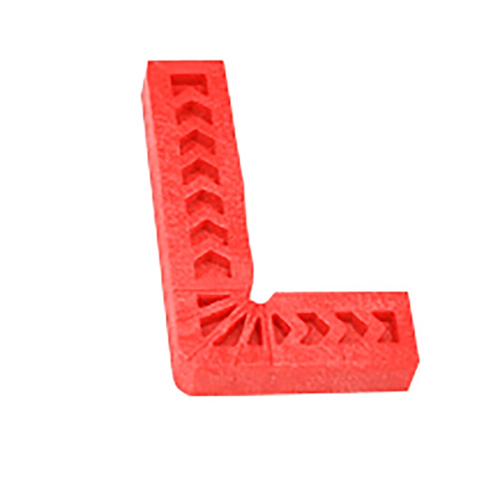 90 Degree Red Right Angle Auxiliary Locator 3/4/6 inch Woodworking tools plastic square angle Ruler Holder: White