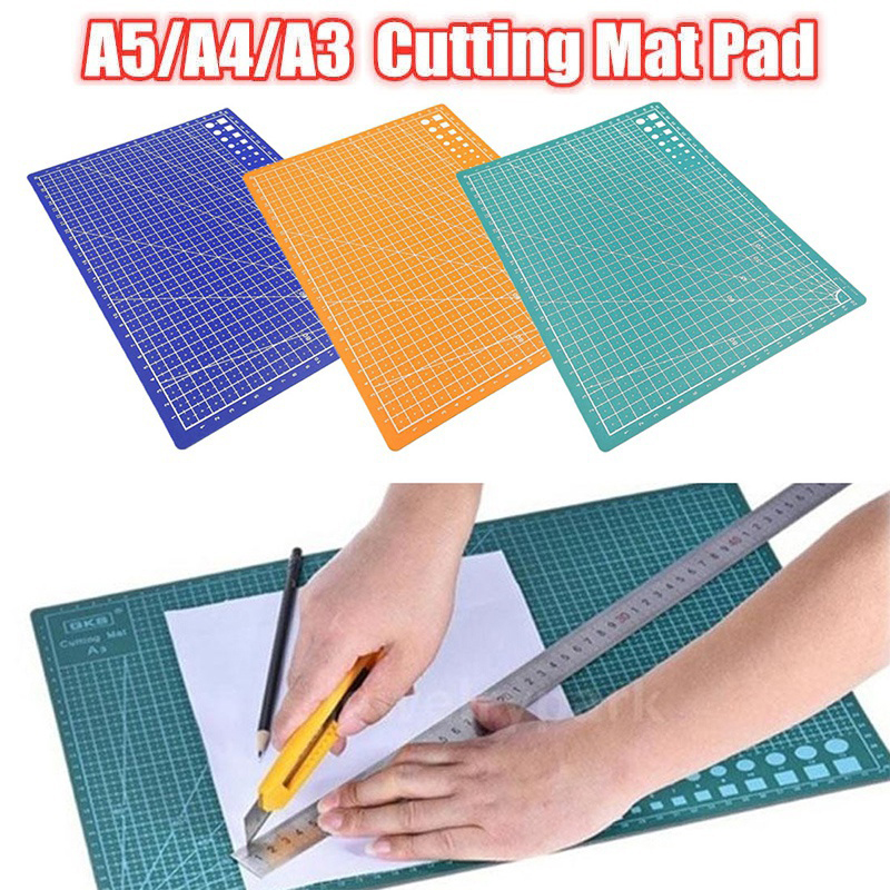A3/A4/A5 Cutting Board Pvc Carving Rectangular Cutting Mat Grid Line Tool Plastic Patchwork Cut Pad DIY Sewing Supplie Tool