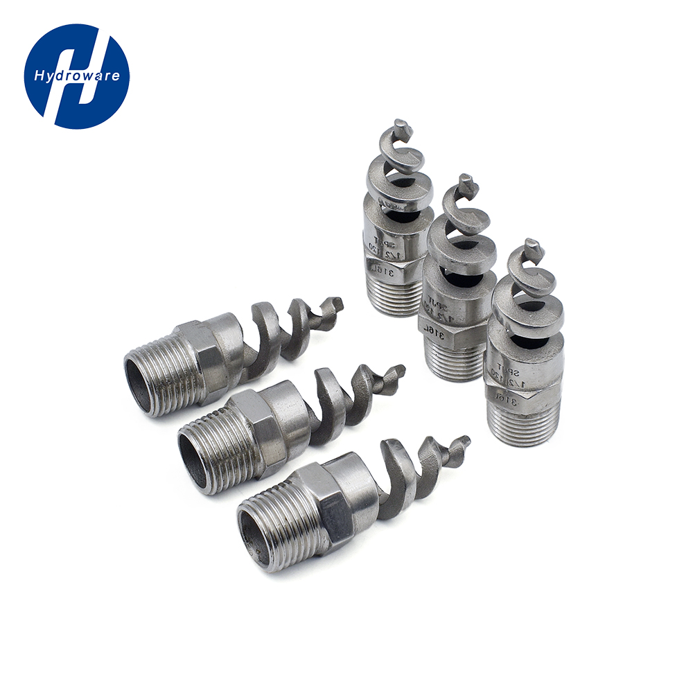 Bsp1/4 "3/4" 1 "2" Ss304/316 Roestvrijstalen Bd Draad Kegel Spiraal Jet Mondstuk Water Nevel Sprinkler Tuin Gazon Irrigatie Tool