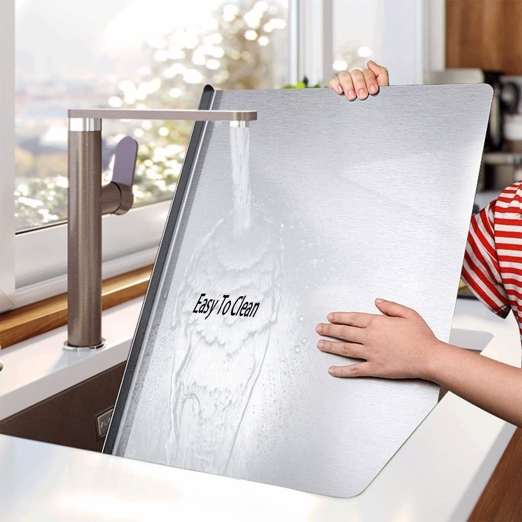 Cutting Boards, Heavy Extra Large 304 Stainless Steel Cutting Mats Chopping Baking Boards