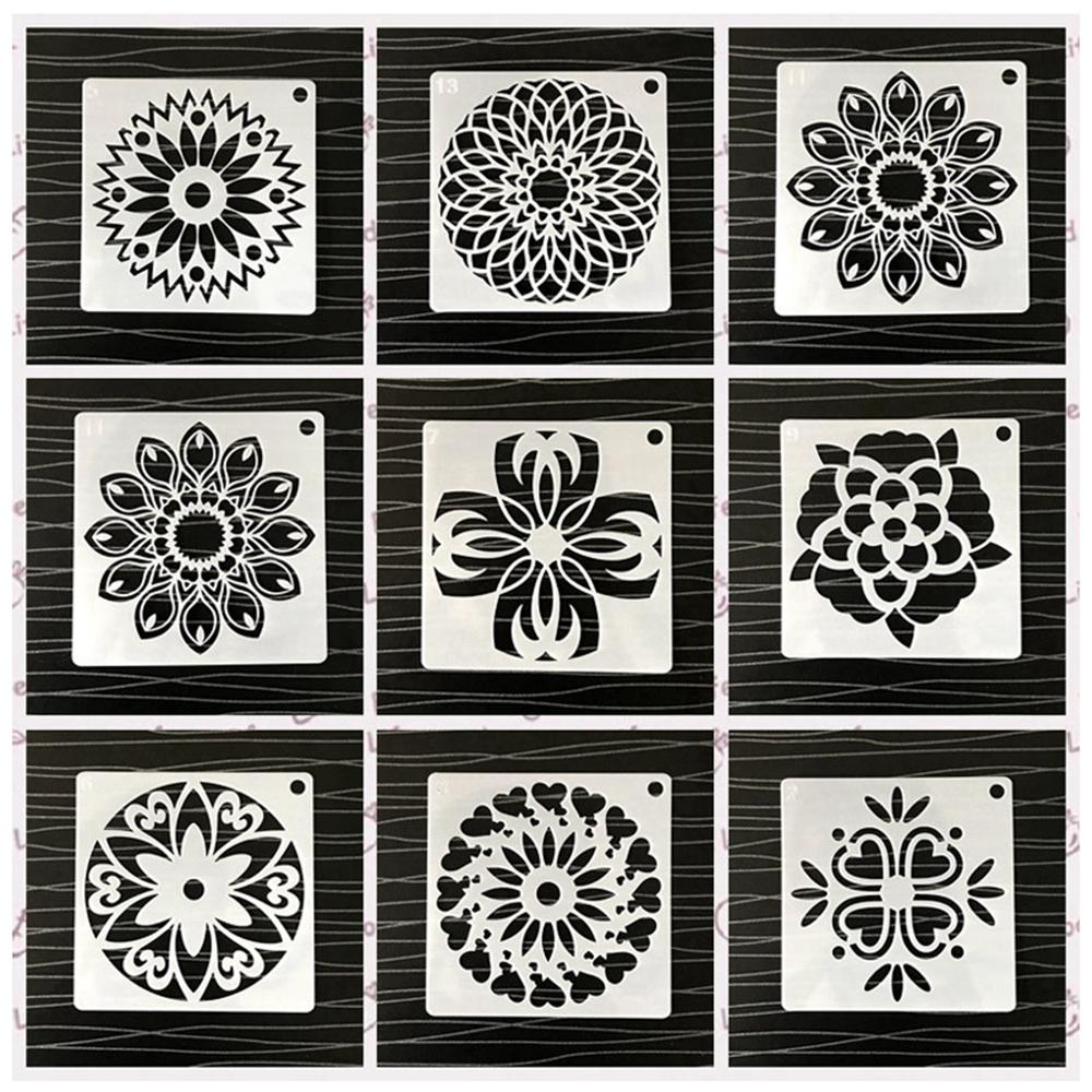 48 Stuks Mandala Stencils Mandala Schilderen Templates Voor Diy Schilderen Art Projecten Hout Glas Stof Metalen Wanden