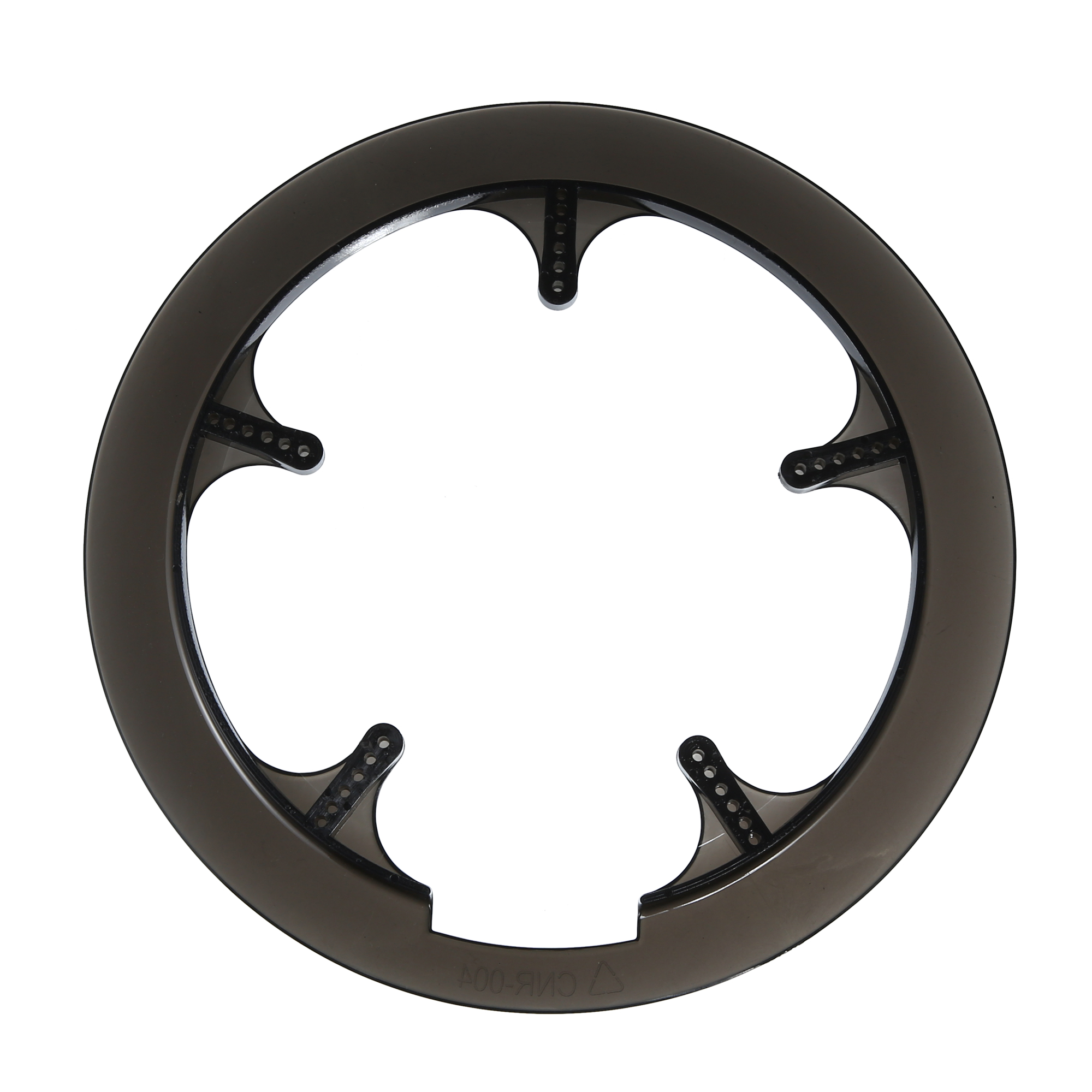 X Autohaux 52 53 56 Teeth Plastic Bicycle Bike Crankset Chain Wheel Cover Guard Sprocket Protection Black Clear