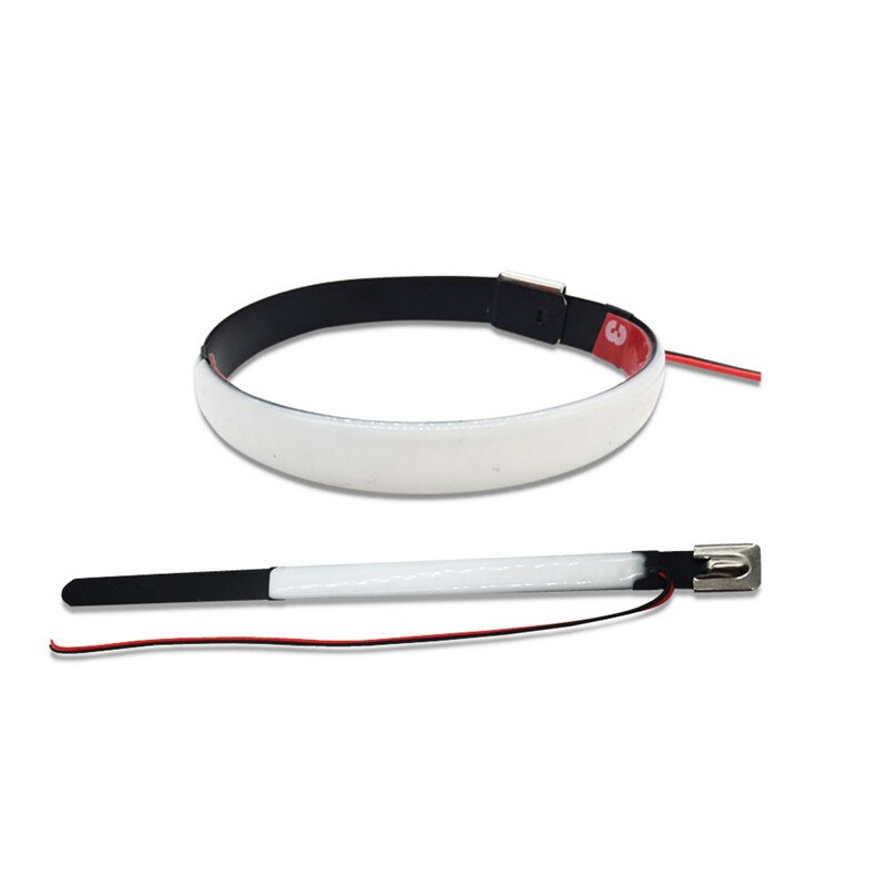 Universal Super Bright Amber LED Fork Turn Signal Lights Strip For Motorcycle LED Ring Turning Light Flexible