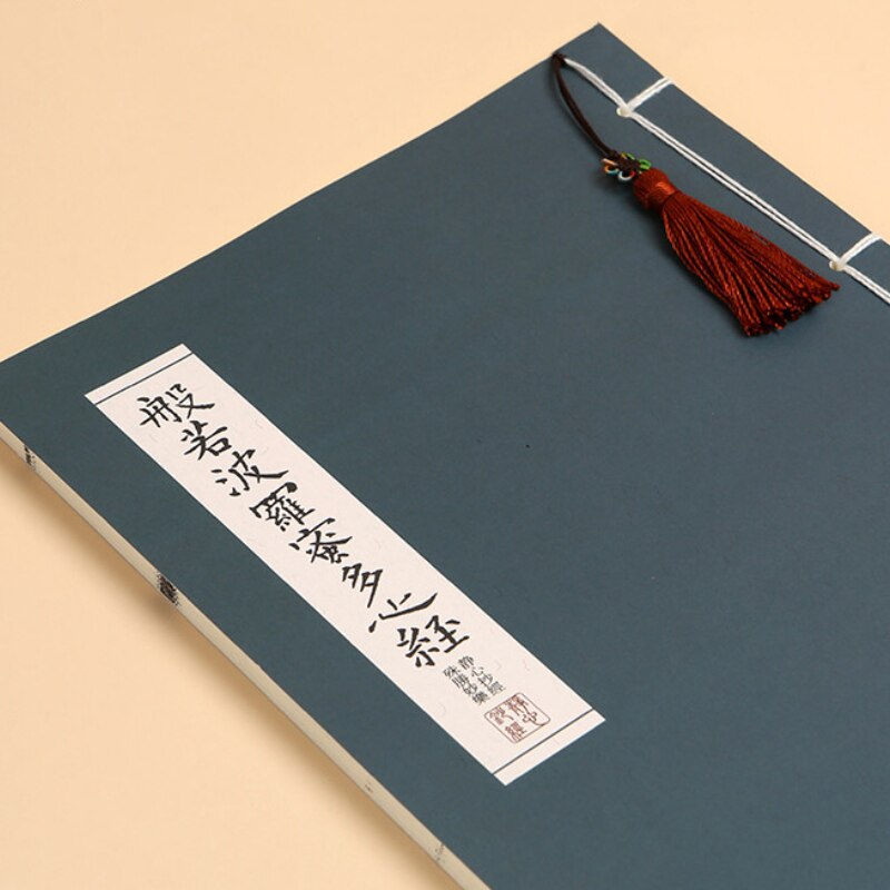 Buddhist Scriptures Copybook Regular Script Calligraphy Beginner Adult Hard Pen Handwritten Heart Sutra Copy Books