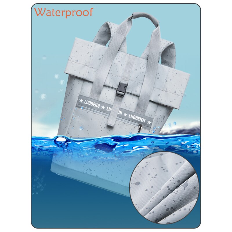 Trend Paar Sterrenhemel Rugzak Unisex School Rugzak Expandable Waterdichte Rugzak Draagbare Oxford Tas