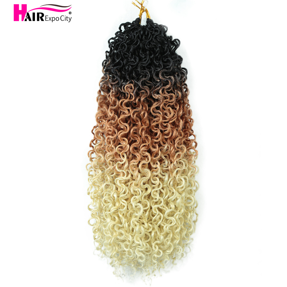 Yanky Twist Croceht Hair Synthetic Spring Twist Hair Bohemian Pre-Looped Passion Twist Crochet Braids Extensions: T1B/33/27 / 1Pcs/Lot