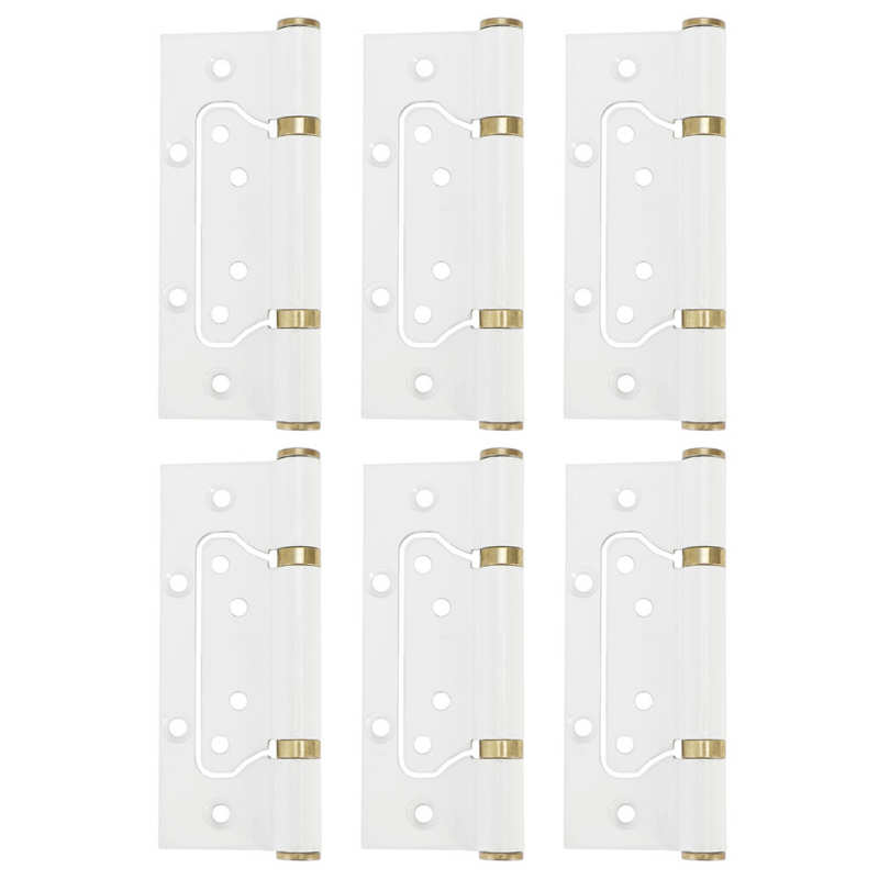 Window Hinges Door Mute Hinges Hardware Stainless Steel Window Hinges for Home 13 x 5.2cm: White