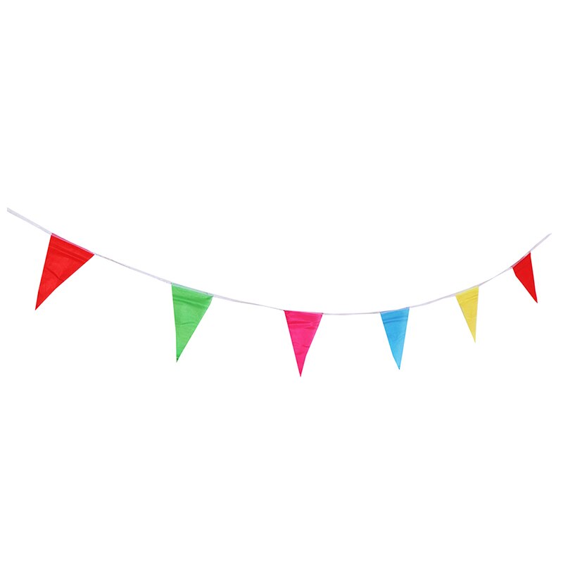 8 M Colorful Flag Pennant String Banner Festival P... Grandado