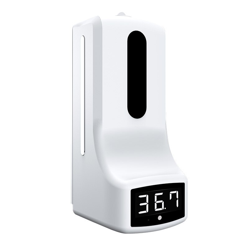 Body Temperature Test and Automatic Induction Detection Wash Free Hand Sanitizer dispenser Thermometer: Default Title