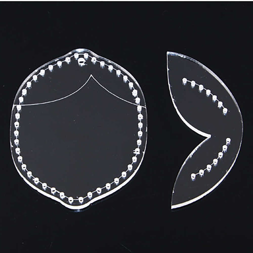 Lychee Life Lemon Key Ring Sewing Pattern Acrylic Leather Template DIY Handmade Leathercrafts Supplies