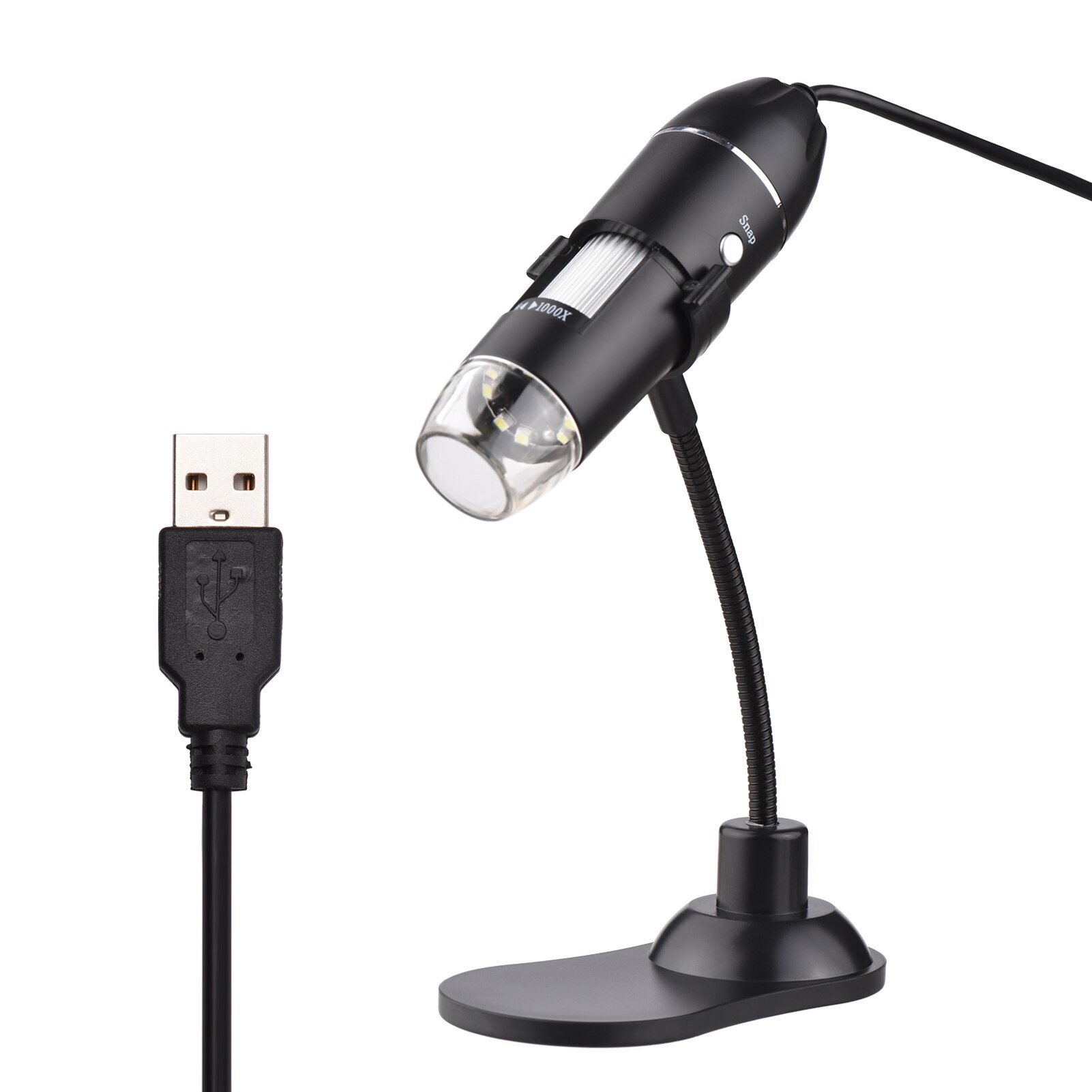 1000X Handheld Digital Electronic Microscope Portable Mini Magnifier for Phone Laptop Desktop Insect Skin Plant Observation: Type 1