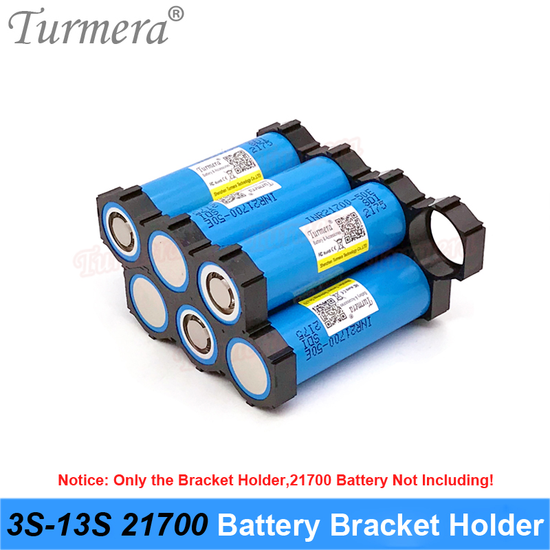 Turmera 10 Stück 21700 Lithium-Batterie-Halterung, 21700 Abstandshalter, 3S, 4S, 5S, 6S, 10S, 13S, Montage für 36 V, 48 V Elektrofahrrad-Batterie