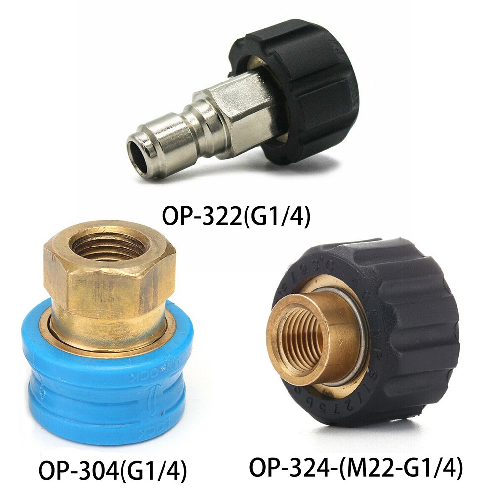 Female M22 G1/4 Male Connector Quick Release For Pressure Washer Equipment