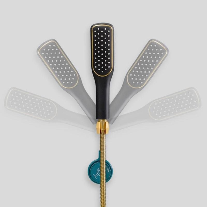 Adjustable Shower Bracket Suction Cup Shower Holder 360 Bathroom Universal Nozzle Stand Base Rotation Punch-free Bracket S0C2