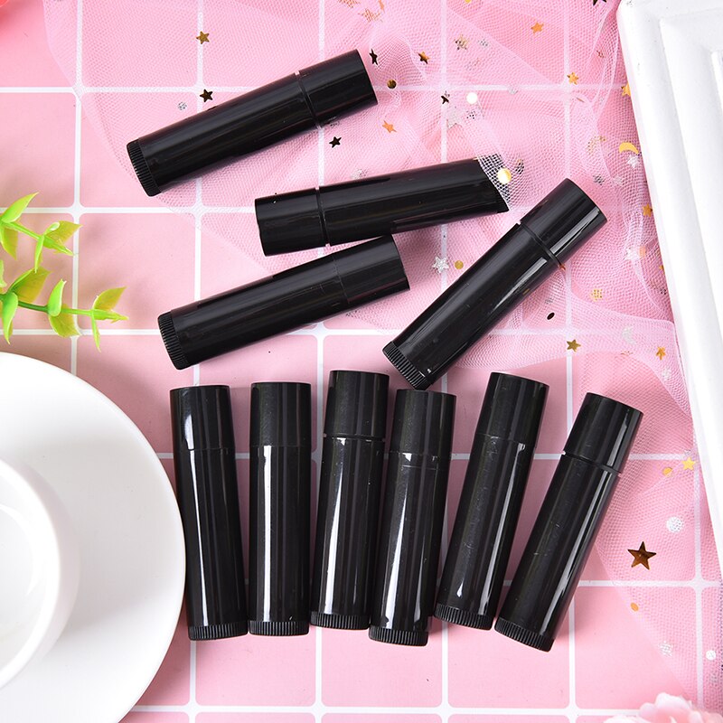 10 Stks/partij 5G Lipstick Buizen Snoep Kleuren Lip Tubes Containers Transparant Lege Plastic Lippenbalsem Buizen Lippenstift Case